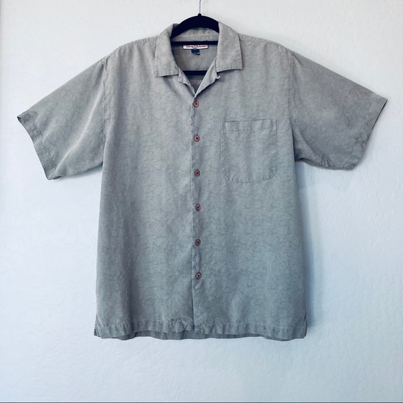 Tommy Bahama Other - TOMMY BAHAMA Men’s Silk Camp Shirt Sage Green M